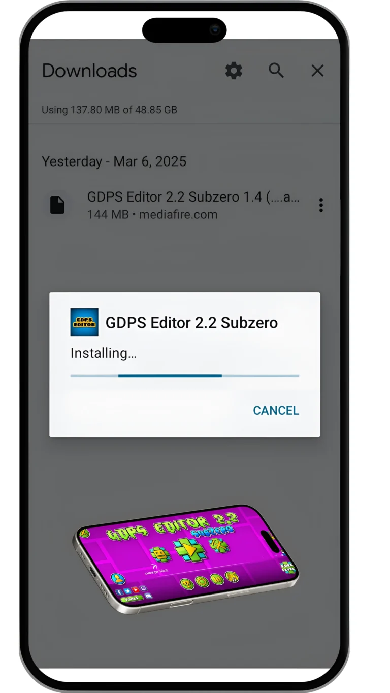 How to download gdps editor 2.2 sub zero on android (3)